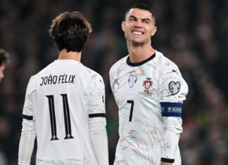 Cristiano Ronaldo tem ‘noite de fúria’ e é expulso, Portugal perde da Irlanda e ‘adia’ vaga na Copa do Mundo