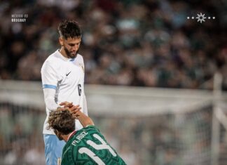 Com Puma Rodríguez no banco, Uruguai empata com o México por 0 a 0 em amistoso