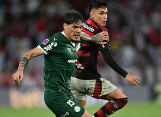 STJD marca julgamentos de Gustavo Gómez, Piquerez e João Martins após críticas contra a arbitragem em Flamengo x Palmeiras