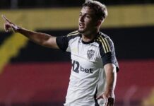 Iseppe brilha na classificação do Atlético à semifinal da Copa do Brasil Sub-20 e projeta final da Sul-Americana