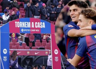 Barcelona atropela Athletic Bilbao em dia de festa e emoção com retorno ao Camp Nou e volta de Raphinha