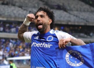 O post de Gabigol após declaração sobre Atlético-MG ganhar a Sul-Americana