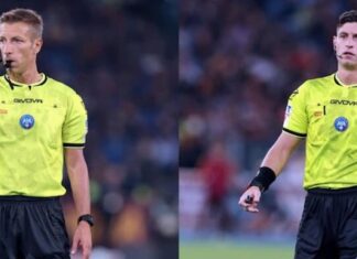 Arbitri Serie A: Massa dirige il big match tra Roma e Napoli, c’è Collu per Milan-Lazio