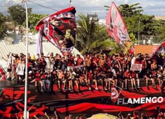 AeroFla: torcida do Flamengo faz grande festa no embarque do time para final da Liberta – Portal