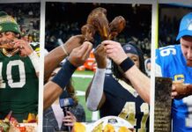Quatro times sem vitórias, toneladas de comidas e mais: os números da rodada de Thanksgiving da NFL