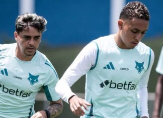 Cruzeiro faz penúltimo treino conta Ceará e lateral vive expectativa de retorno; confira
