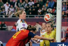Women’s Nations League: Spain’s Cata Coll denies Germany to keep final in the balance
