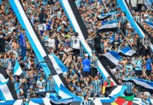 Torcedores do Palmeiras elegem a torcida do Grêmio como a melhor do Brasil