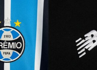 Vaza imagem da nova camisa do Grêmio com a New Balance; veja