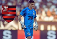 Flamengo monitora Gabriel Brazão, mas Santos o considera inegociável
