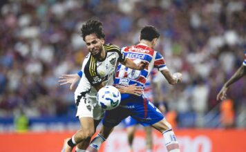 Atlético erra demais, cria pouco e perde para o Fortaleza no Castelão