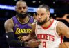 Brooks volta a cutucar LeBron após vitória sobre os Lakers: ‘Gosta de pessoas que se curvem, mas eu não me curvo’