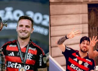 Tetra na festa! Flamengo comemora título da Libertadores, mas Saúl tem vídeo removido do TikTok