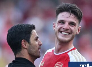 Mikel Arteta challenges Declan Rice to emulate Kayode’s long throw ‘chaos’