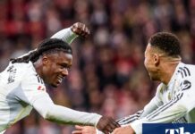 European football: Real Madrid’s Frenchmen run riot at Athletic Bilbao
