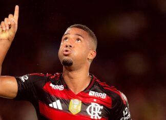 Flamengo vence Ceará, é campeão brasileiro com gol de Samuel Lino e faz festa no Maracanã lotado