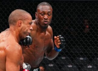 Americano volta da aposentadoria no UFC 323, ‘acaba’ com Edson Barboza no 1° round e vai às lágrimas: ‘Quase desisti’