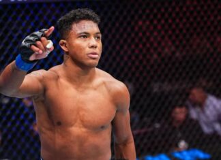 Brasileiro que não bateu peso antes do UFC 323 dá volta por cima, nocauteia e desabafa: ‘Não estou feliz com o que aconteceu…’