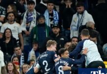 European roundup: nine-man Real Madrid stunned at home by Celta Vigo