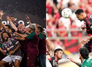 Marcelo elogia Filipe Luís e celebra gol de Danilo na Libertadores do Flamengo