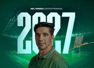 Palmeiras e Abel Ferreira anunciam renovação até 2027