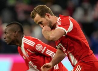 Kane marca no fim e salva Bayern de Munique de derrota contra lanterna da Bundesliga