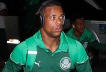 Grêmio negocia a contratação do lateral Caio Paulista, do Palmeiras, por empréstimo