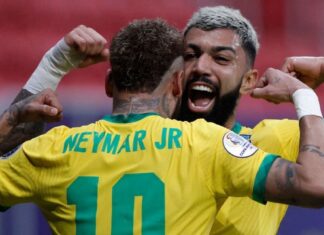 Neymar e Gabigol juntos: dupla tem ouro olímpico, vice com a seleção e poucos minutos no Santos