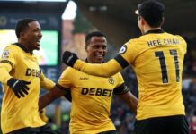 Árias marca pela 1ª vez, Wolverhampton atropela West Ham e finalmente vence na Premier League