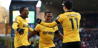 Árias marca pela 1ª vez, Wolverhampton atropela West Ham e finalmente vence na Premier League