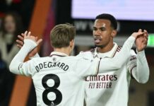 Magalhães marca, Arsenal bate Bournemouth de virada e vence a quinta seguida na Premier League