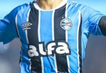 O que o Grêmio vai colocar no lugar da Alfa Bet no uniforme em 2026