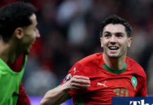 Brahim Díaz fires winner as Afcon hosts Morocco survive scare against Tanzania