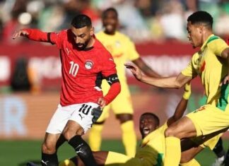 Mohamed Salah consoles crying teammate as Egypt suffer double AFCON blow