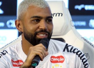Apresentado no Santos, Gabigol projeta parceria com Neymar e quer ajudar astro a voltar à seleção: ‘Precisamos dele na Copa’