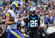 Rams levam susto, mas eliminam Panthers no Wild Card e avançam nos playoffs da NFL