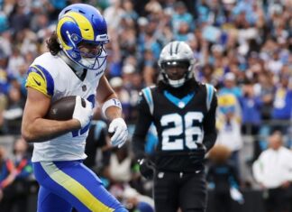 Rams levam susto, mas eliminam Panthers no Wild Card e avançam nos playoffs da NFL