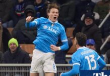 European football: McTominay strikes twice as Napoli rescue point at Inter