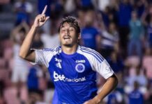 Lucas Villalba celebra gol e elogia Japa: “craque”