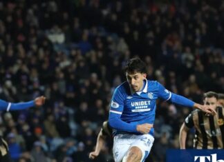 New signing Skov Olsen watches on as Miovski hits treble in Rangers’ Scottish Cup romp