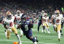 Seahawks trucidam 49ers em passeio histórico e vão à final da NFC na NFL