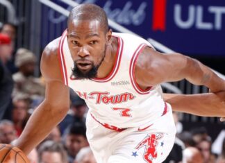 Kevin Durant amplia história na NBA e se torna o sexto maior pontuador de todos os tempos