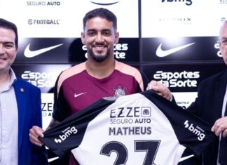 Apresentado pelo Corinthians após reestreia, Matheus Pereira lembra aprendizado com CR7 na Juventus e dá conselho a Bidon sobre Europa