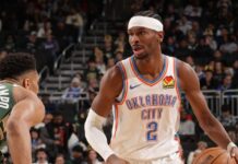 Shai vence ‘duelo de MVPs’ contra Antetokounmpo em vitória tranquila do Thunder sobre os Bucks