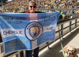 Man City pay moving ‘True Blue hero’ tribute to only canine season ticket holder