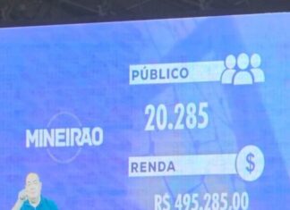 Veja público e renda do Cruzeiro x Democrata pelo Campeonato Mineiro de 2026