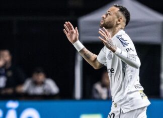 E o Neymar? Presidente do Santos despista sobre retorno do astro, mas avisa: ‘Acredito que esteja próximo’