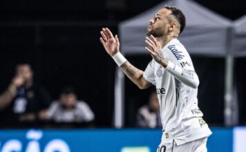 E o Neymar? Presidente do Santos despista sobre retorno do astro, mas avisa: ‘Acredito que esteja próximo’