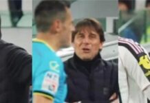 Retroscena Conte, rivelata in un video la frase urlata all’arbitro sul fallo di Bremer su Hojlund
