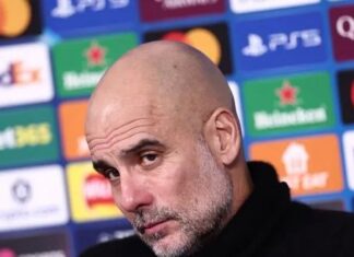 Pep Guardiola gives Man City injury update after Jeremy Doku blow